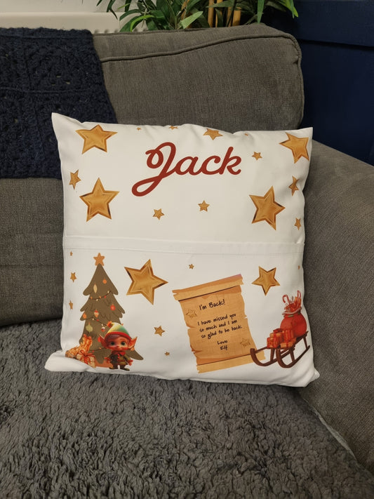 Elf on the shelf Pocket Cushion