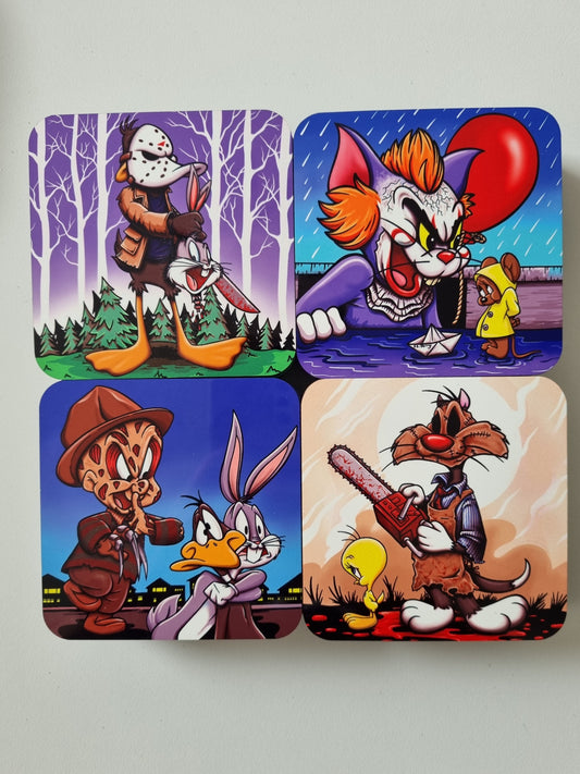 Halloween Sets of Drinks Coasters