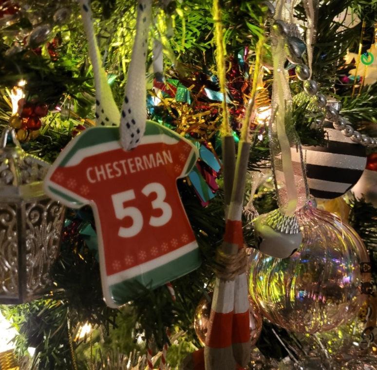 Ceramic Christmas ornament